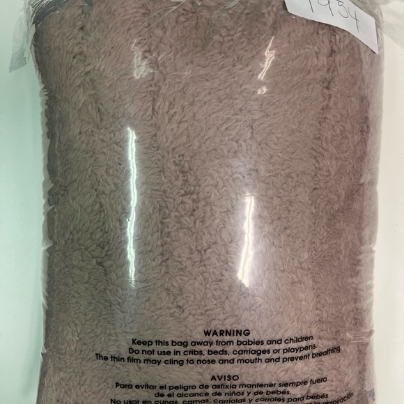 32 Degrees Women's Hooded Sherpa Crepe Pink Drawstring Cardigan Size Small NWT - Picture 5 of 5